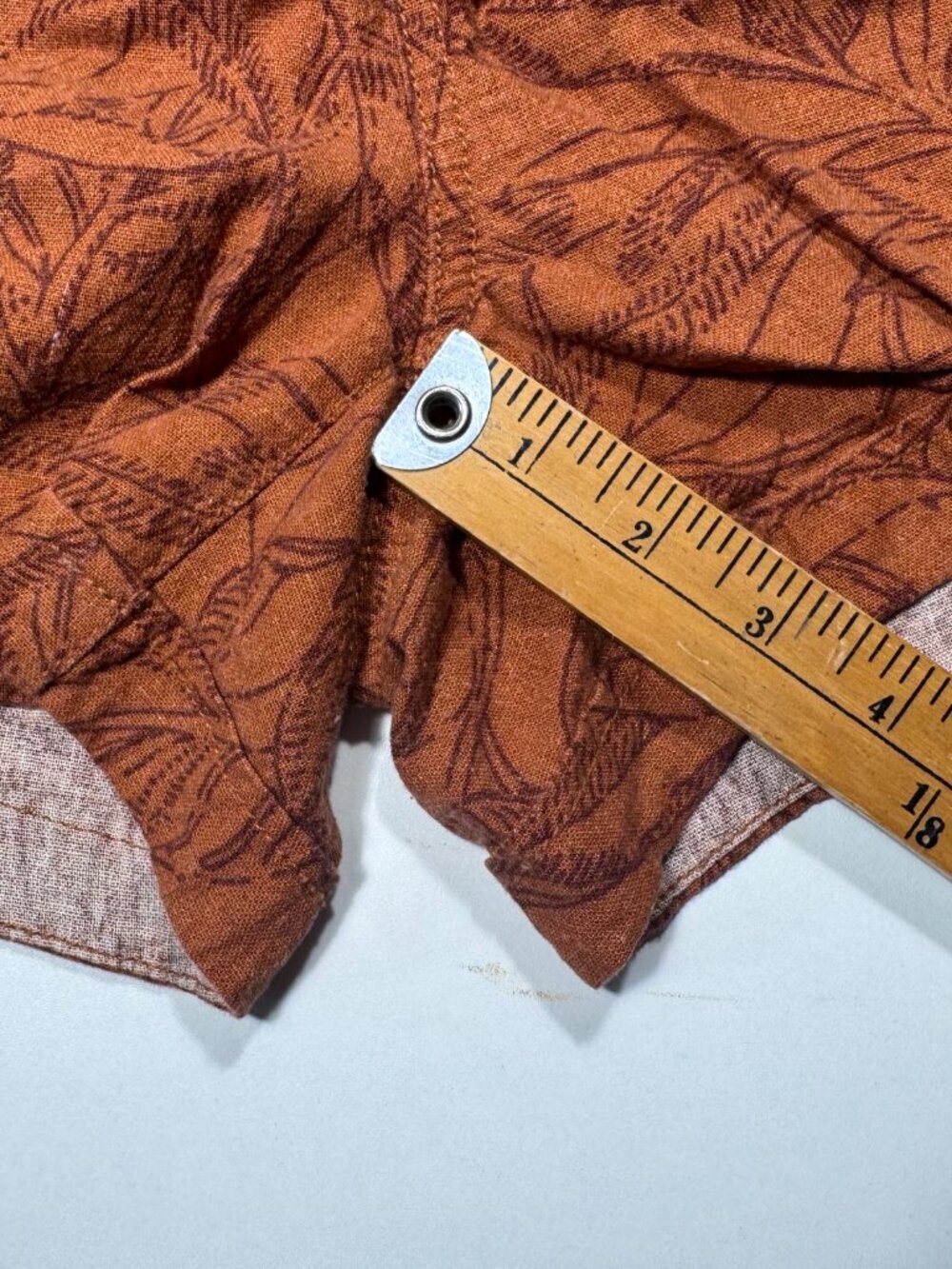 Reitmans Linen Blend Leaf Print Pull-On Shorts – Size 4 - Picture 5 of 10
